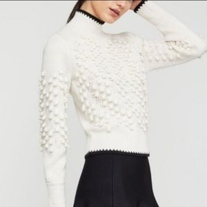 BCBGMaxAzria Popcorn Stitch Sweater
